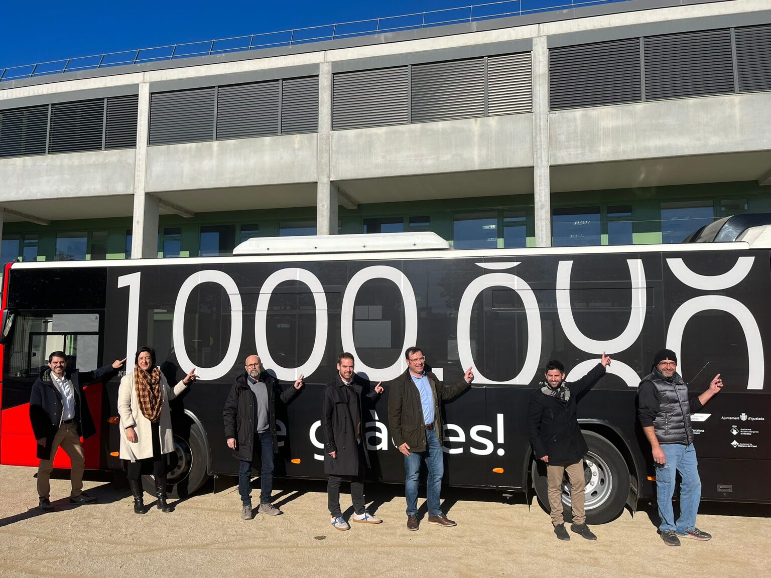 El bus urbà de la Conca celebra haver transportat un milió de passatgers durant el 2023
