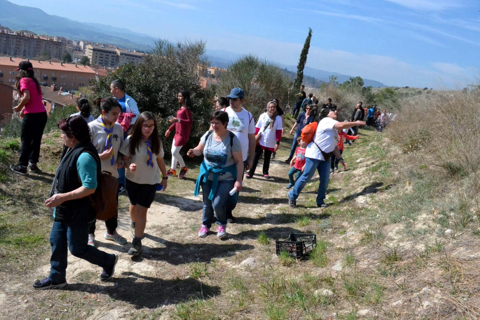 Entitats igualadines fan «La Gran Plantada» contra la intolerància