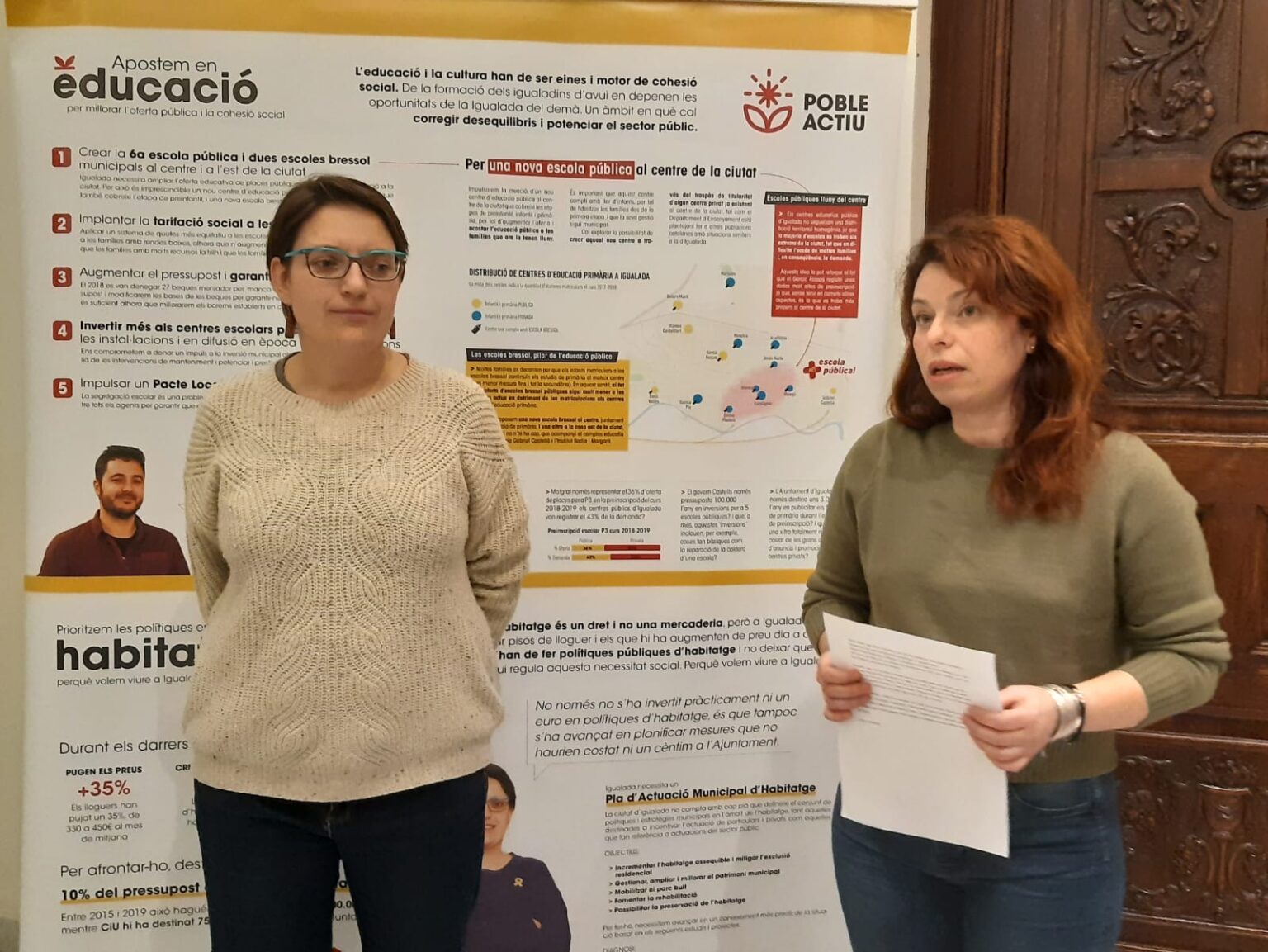Poble Actiu veu ‘falta de previsió’ de l’Ajuntament d’Igualada en l’inici del curs escolar