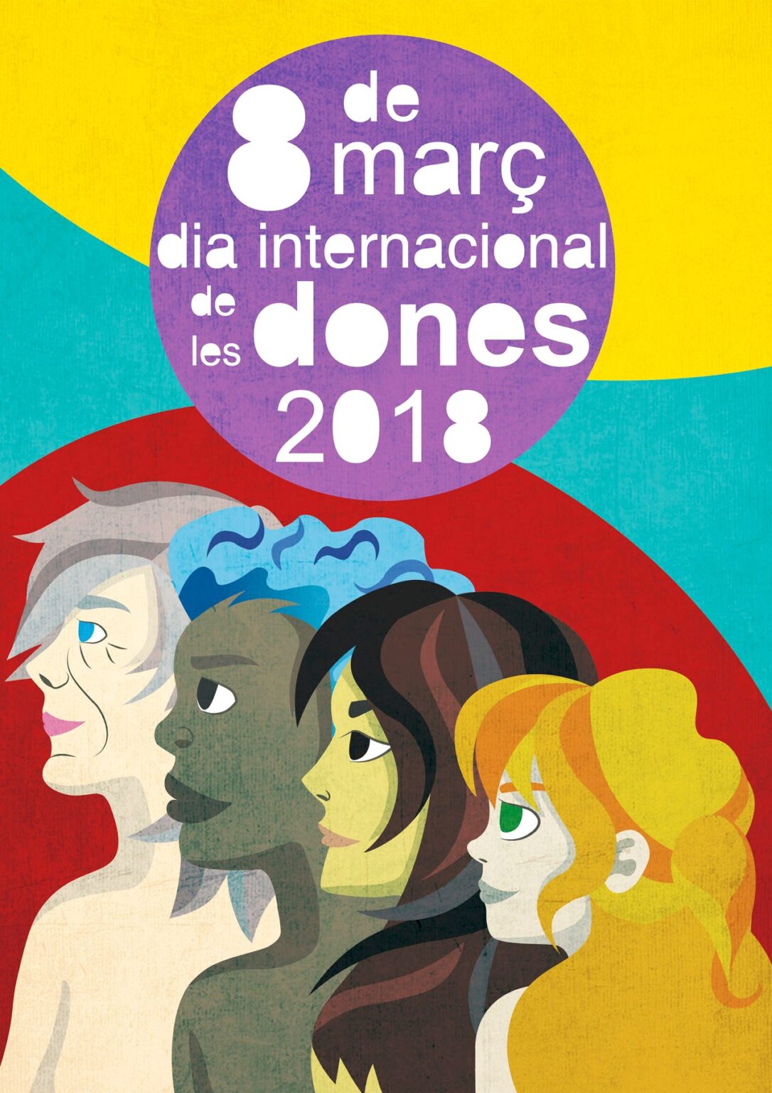 Laura Juan, guanyadora del concurs de cartells pel Dia de la Dona a la Conca d’Òdena