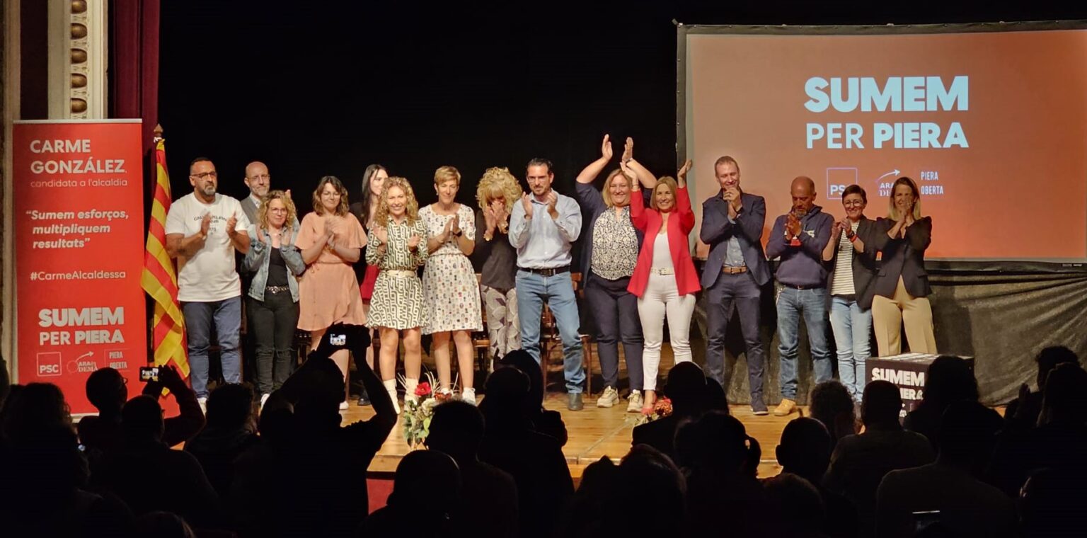 El PSC presenta la seva candidatura per les eleccions a Piera