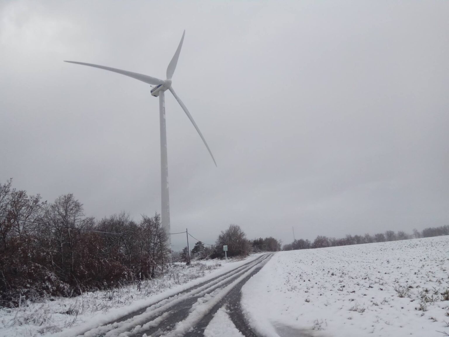 La neu torna a les zones més elevades de l’Anoia