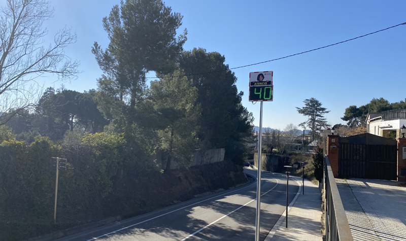 Piera instal·la radars pedagògics en diversos punts del municipi