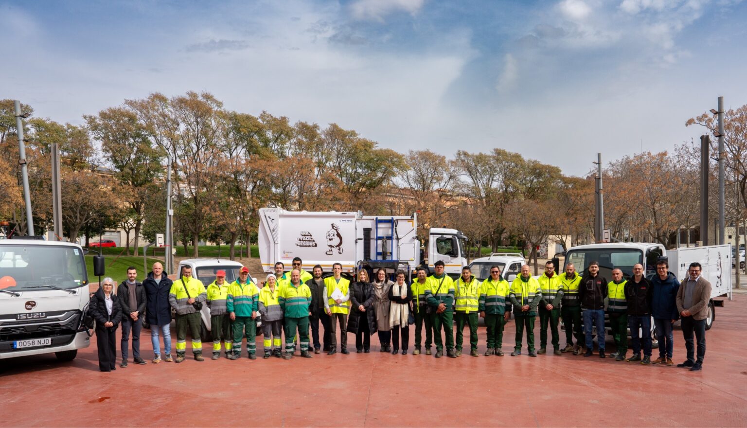 Piera presenta el nou servei de recollida de residus i neteja viària