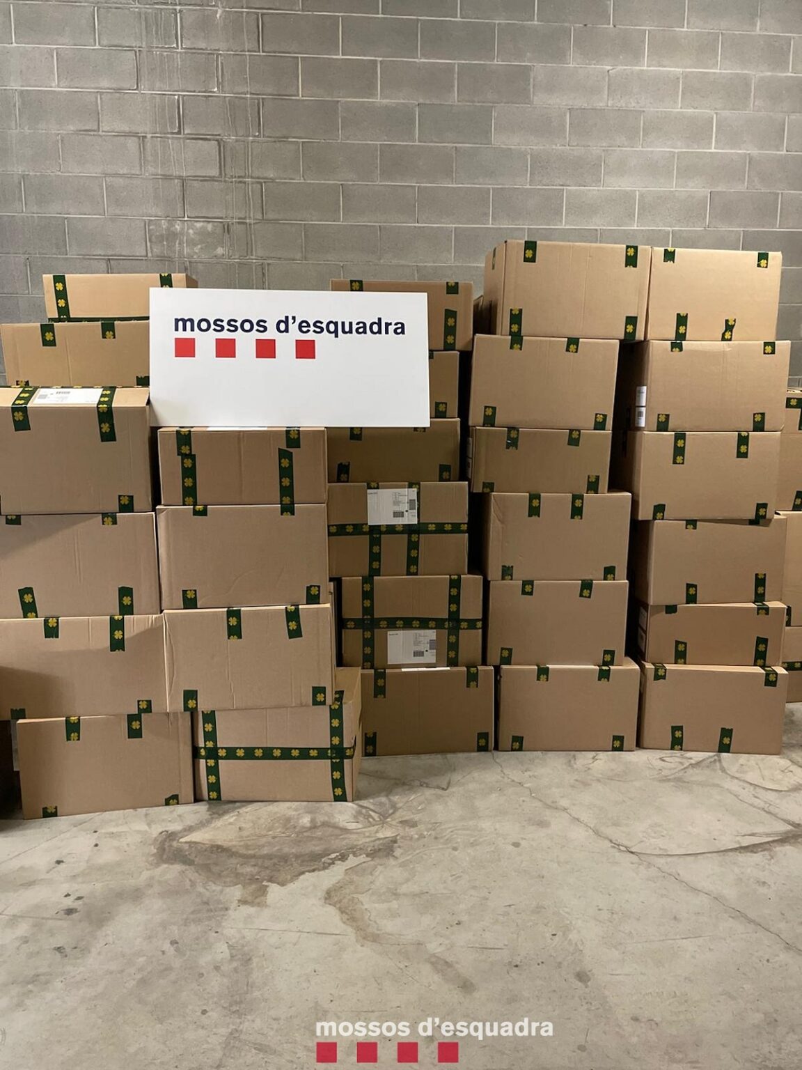 Recuperen més d’un milió d’euros en tabac sostret en una àrea de descans de Jorba