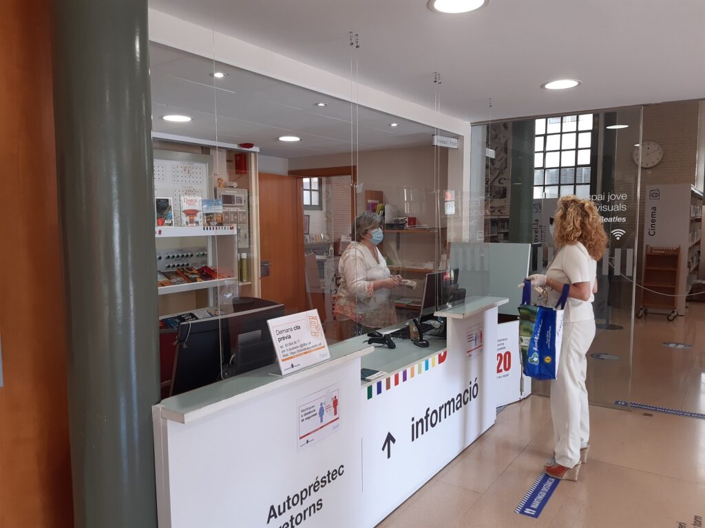 La Biblioteca Central d’Igualada reobrirà dilluns algunes sales amb aforament limitat
