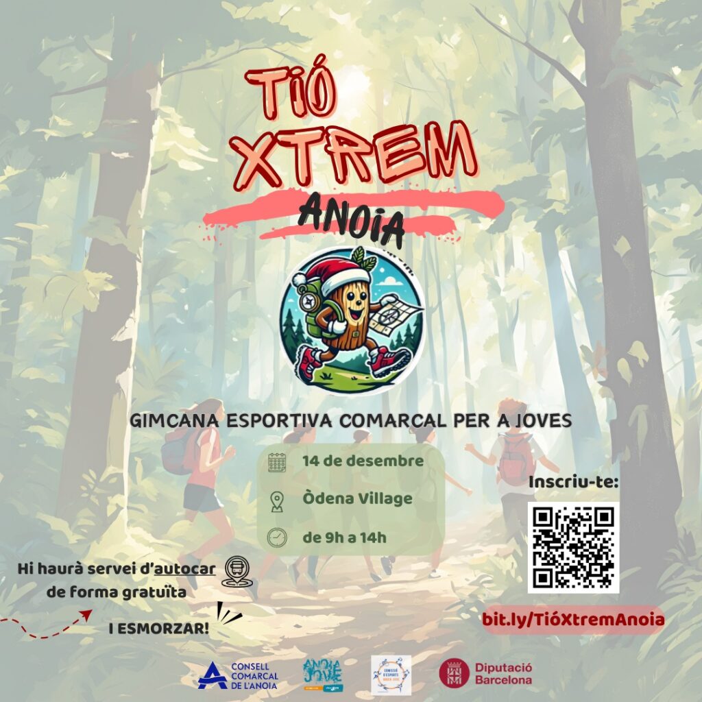 Anoia Jove impulsa “Tió Xtrem Anoia” una gimcana esportiva per a joves de la comarca