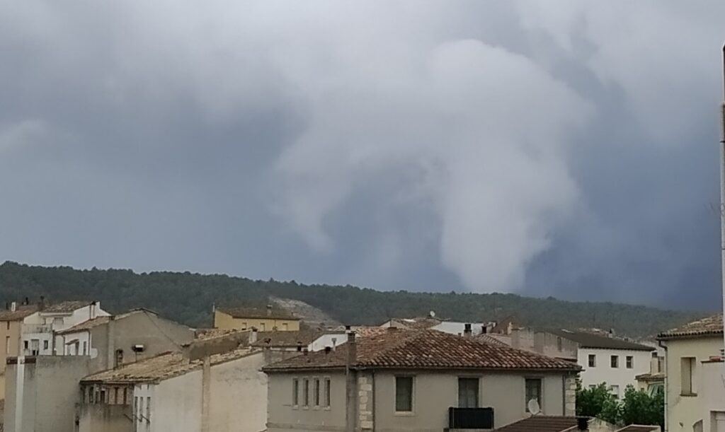 Un tornado va afectar la Llacuna i Santa Maria de Miralles el passat 17 de juny