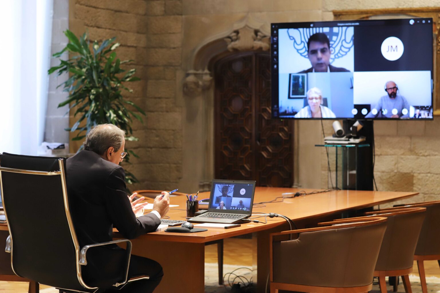 El president de la Generalitat assegura que ‘hi ha d’haver una atenció especial per a la Conca d’Òdena’