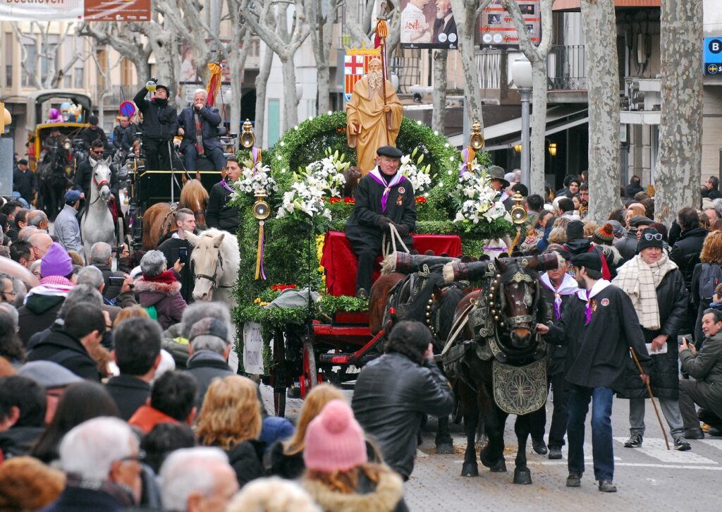 Diumenge, 198a edició dels tradicionals Tres Tombs d’Igualada