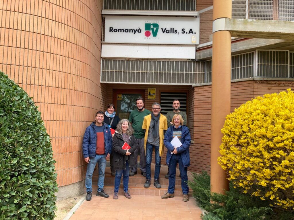 La Intersindical visita diferents centres de treball de l’Anoia