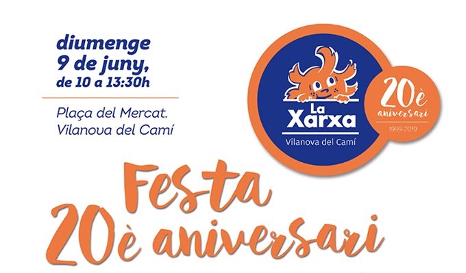 Xarxa Vilanova celebrarà el seu 20è aniversari amb una matinal de teatre i activitats