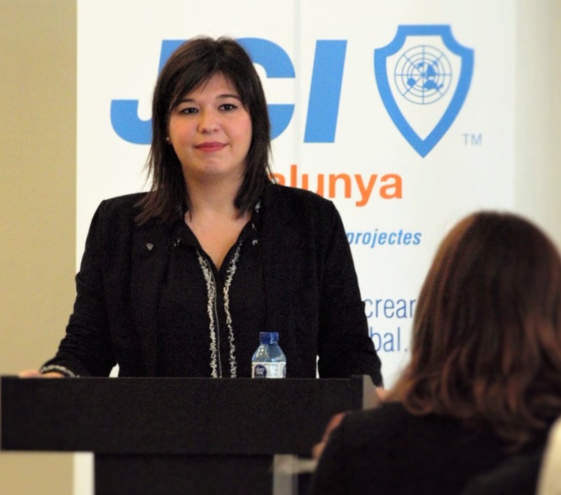 La igualadina Xènia Castelltort, presidenta de la Jove Cambra Internacional de Catalunya