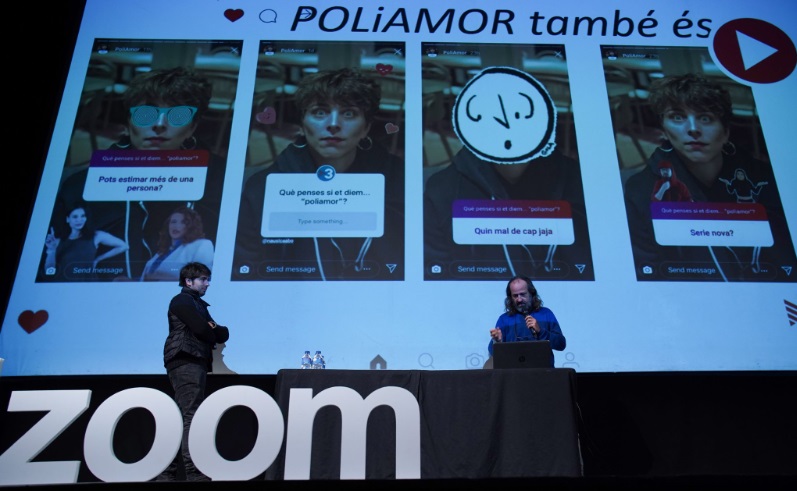 Alumnes anoiencs s’apropen als nous formats televisius a través del Zoom Festival