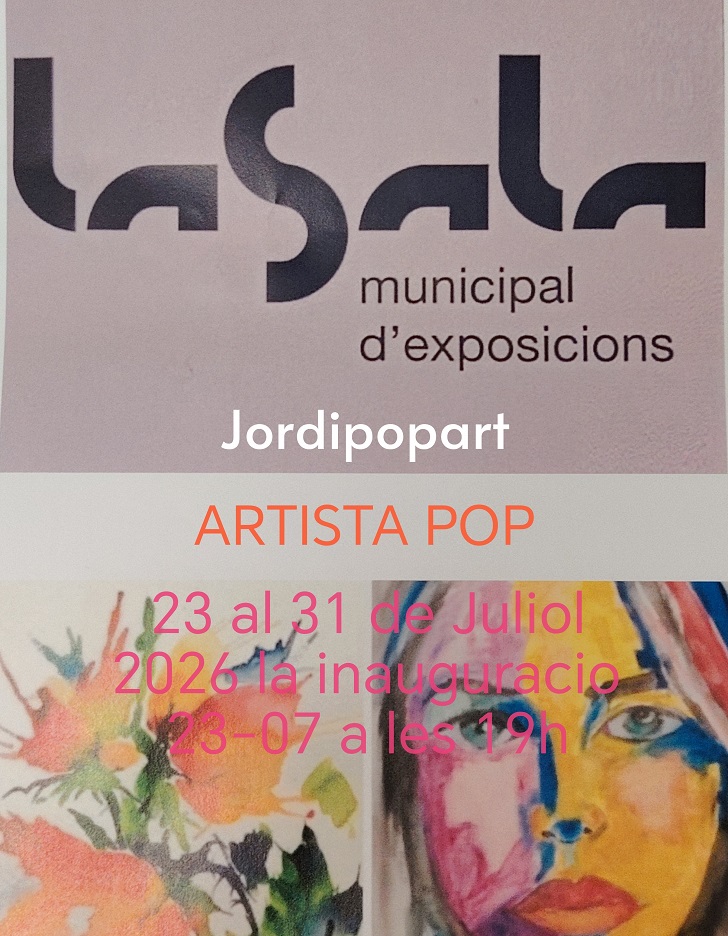 ‘La teràpia de pintar’, de Jordi PopArt a La Sala, sala municipal d’exposicions