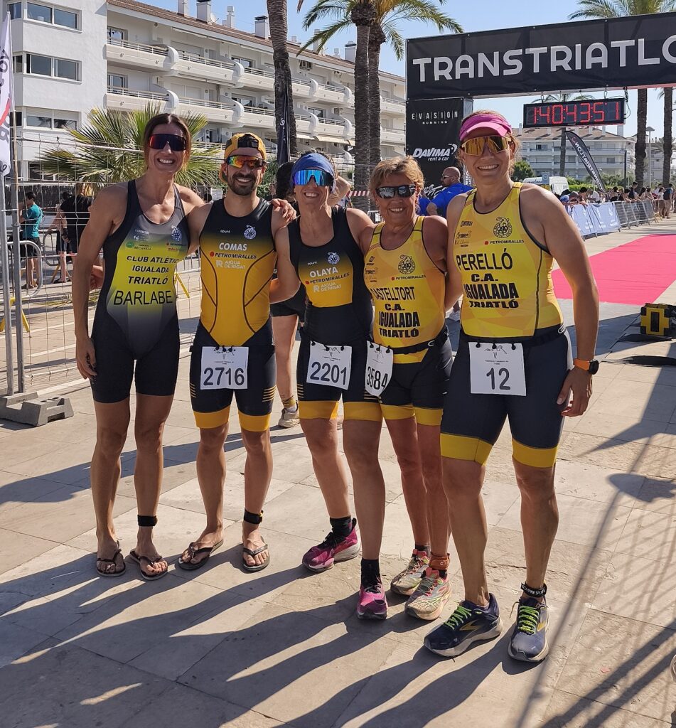 Intens cap de setmana de competició per al CAI Triatló Igualada