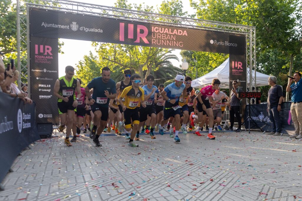 La Igualada Urban Running omple els carrers de la ciutat amb més de 1.300 participants