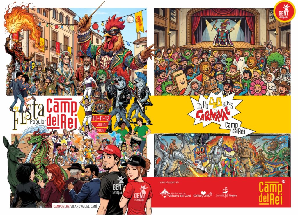 El Camp del Rei celebra la seva Festa Popular i commemora quatre dècades de carnaval