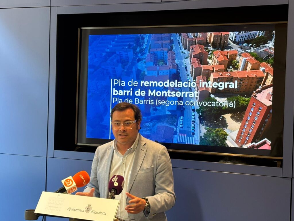 Igualada presentarà al segon Pla de Barris de la Generalitat un projecte de millora integral del barri de Montserrat