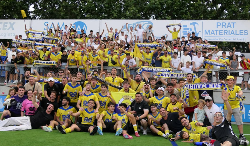 La UD San Mauro jugarà l’ascens a Tercera Federació