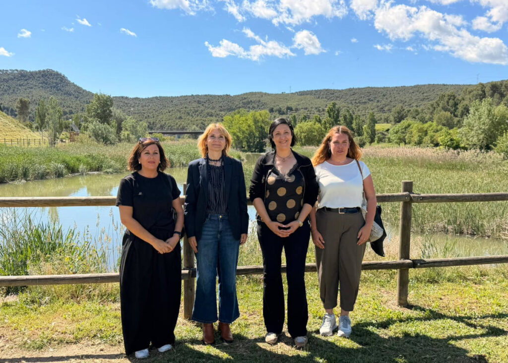 La presidenta de la Diputació de Barcelona visita Vilanova del Camí