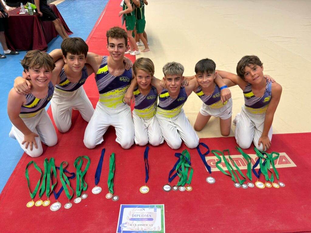 L’Anoia CG suma 23 medalles de gimnàstica artística masculina al Trofeu Vila de Salt