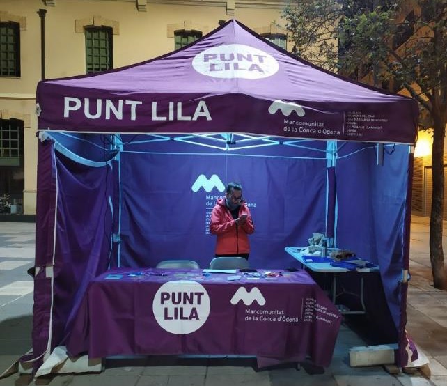 El Punt Lila estarà present a l’Anòlia per garantir espais lliures de violències